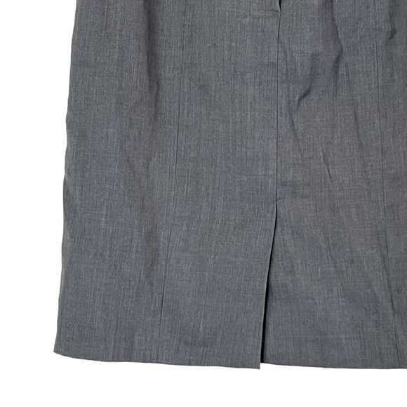 H&M | Gray mild stretch lined A-line skirt size small - Picture 6 of 11